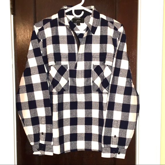 Nwt Jcrew Buffalo Check Shirt Jacket 